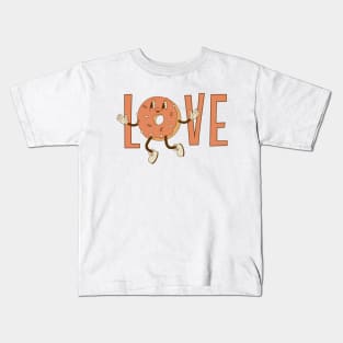 Love Donut, Cute Doughnut Day, Funny Donuts Lover Kids T-Shirt